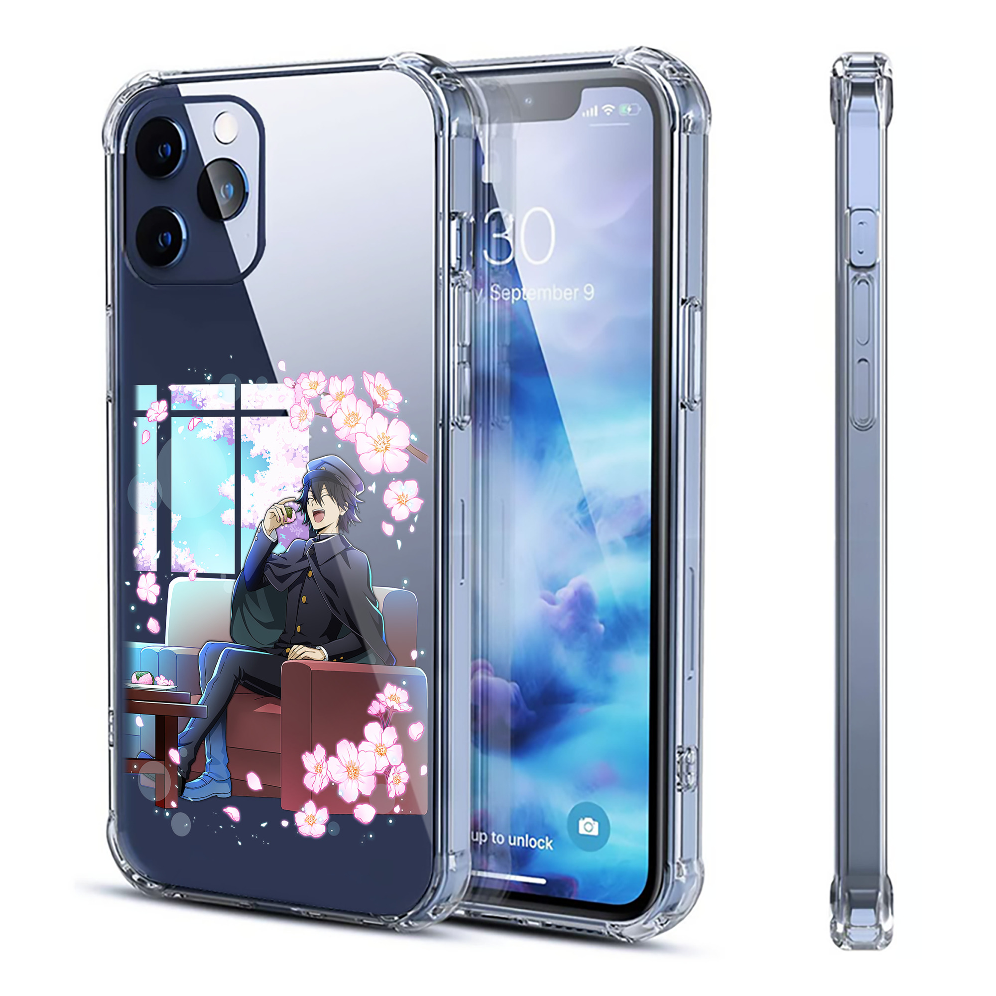 （画像用） 文豪ストレイドッグス Bungo Stray Dogs 【iPhone 12シリーズ対応】透明スマホケース（クリアソフトケース）